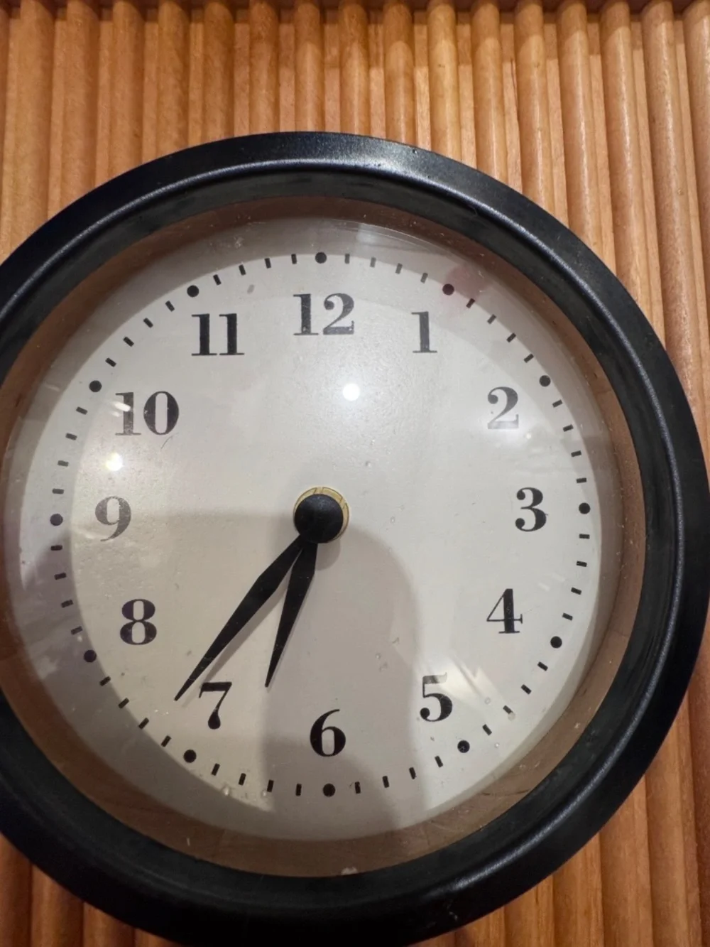 Wooden Hangable Mantle Clock in Beachwood From German Clockmaker Junghans